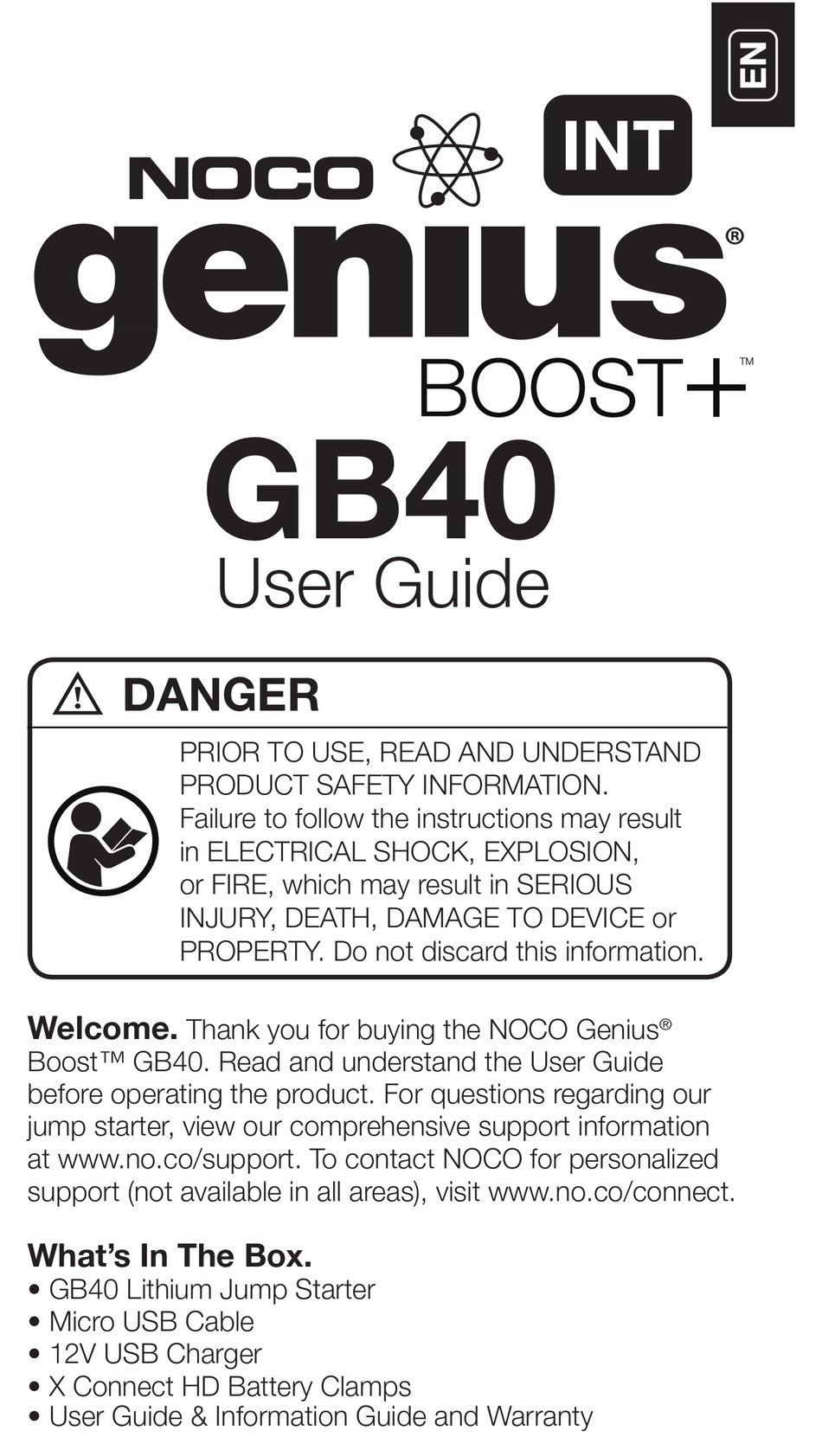 noco gb70 user manual