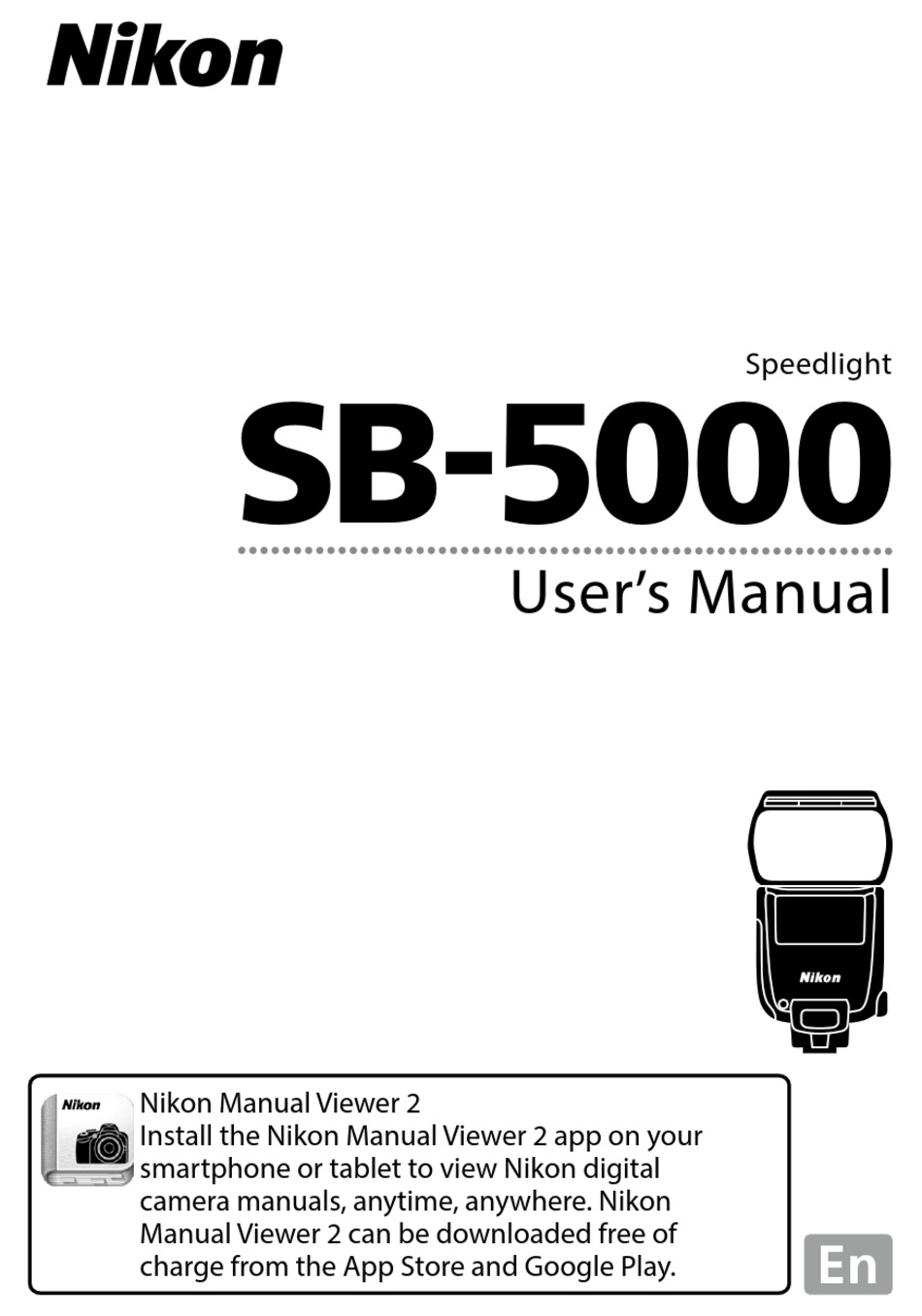 Nikon Sb 5000 User Manual Pdf Download Manualslib