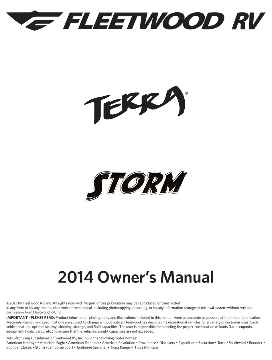 Black Tank Flush System (If Equipped); Holding Tank Care - FLEETWOOD RV  BOUNDER Owner's Manual [Page 65]