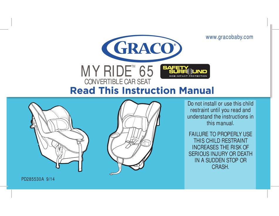 Graco My Ride 65 Instruction Manual Pdf, Graco My Ride 65 Lx Convertible Car Seat Manual