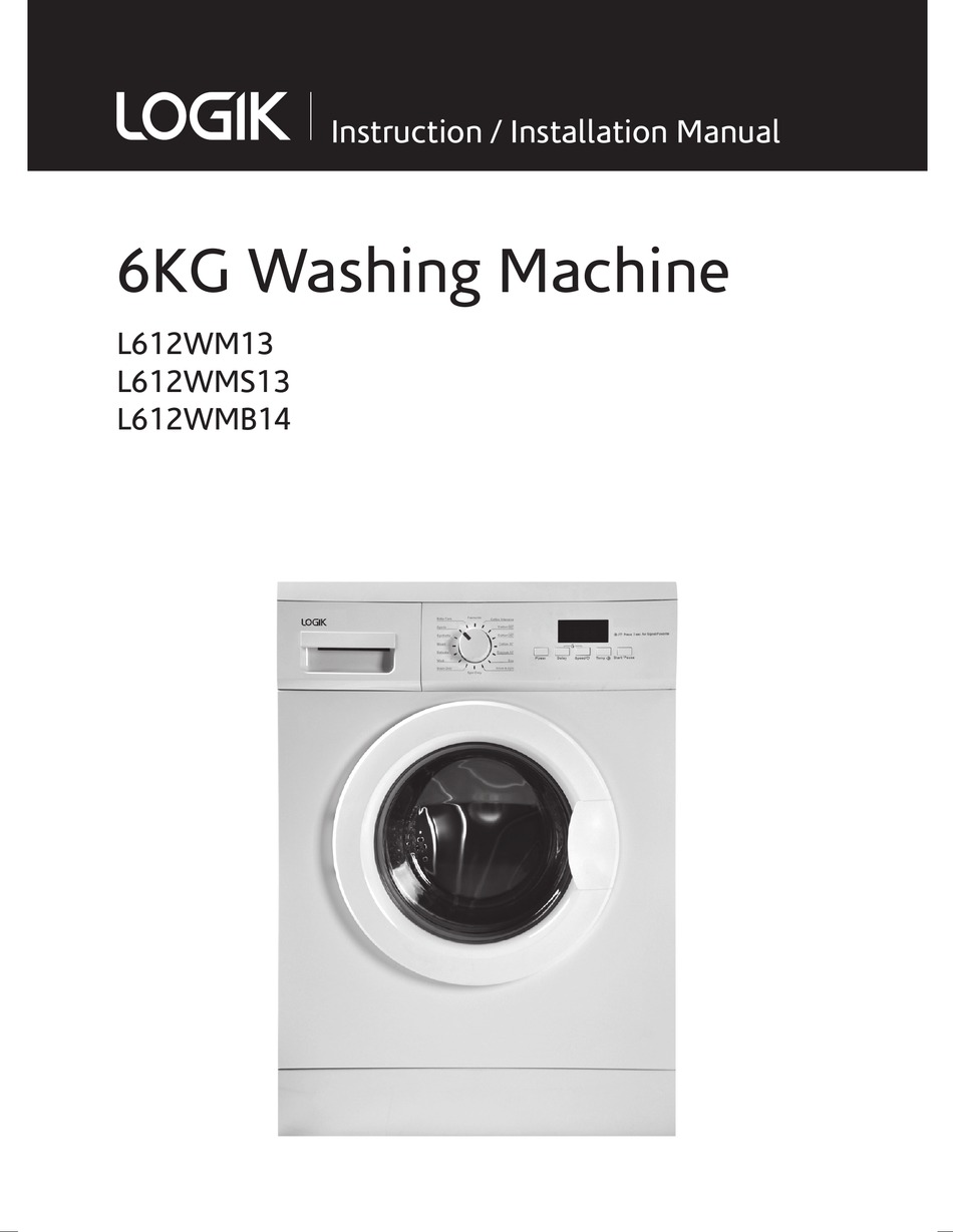Logik L612wm13 Instruction Installation Manual Pdf Download Manualslib