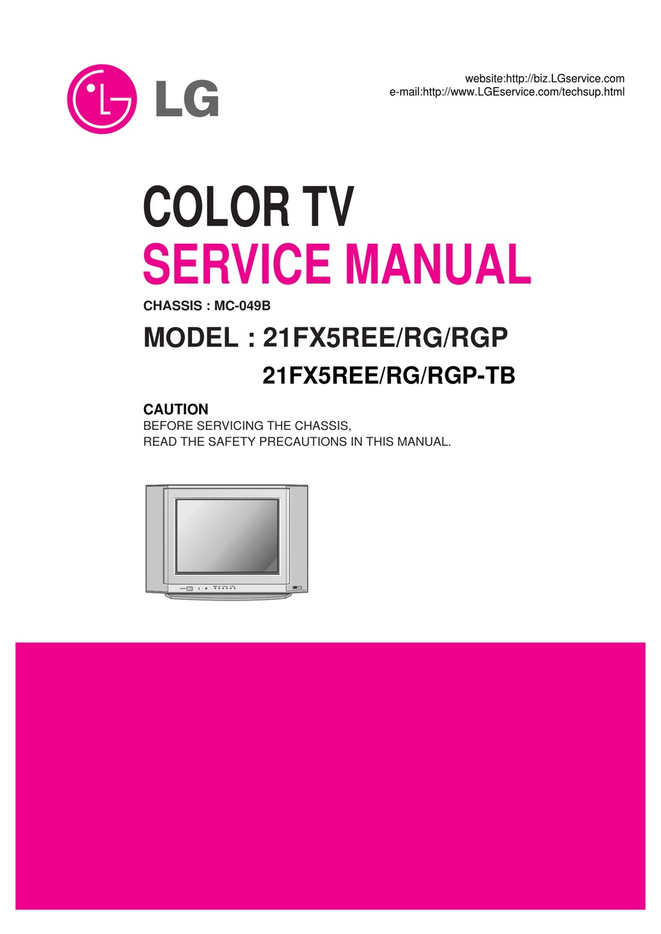 LG 21FX5REE SERVICE MANUAL Pdf Download ManualsLib