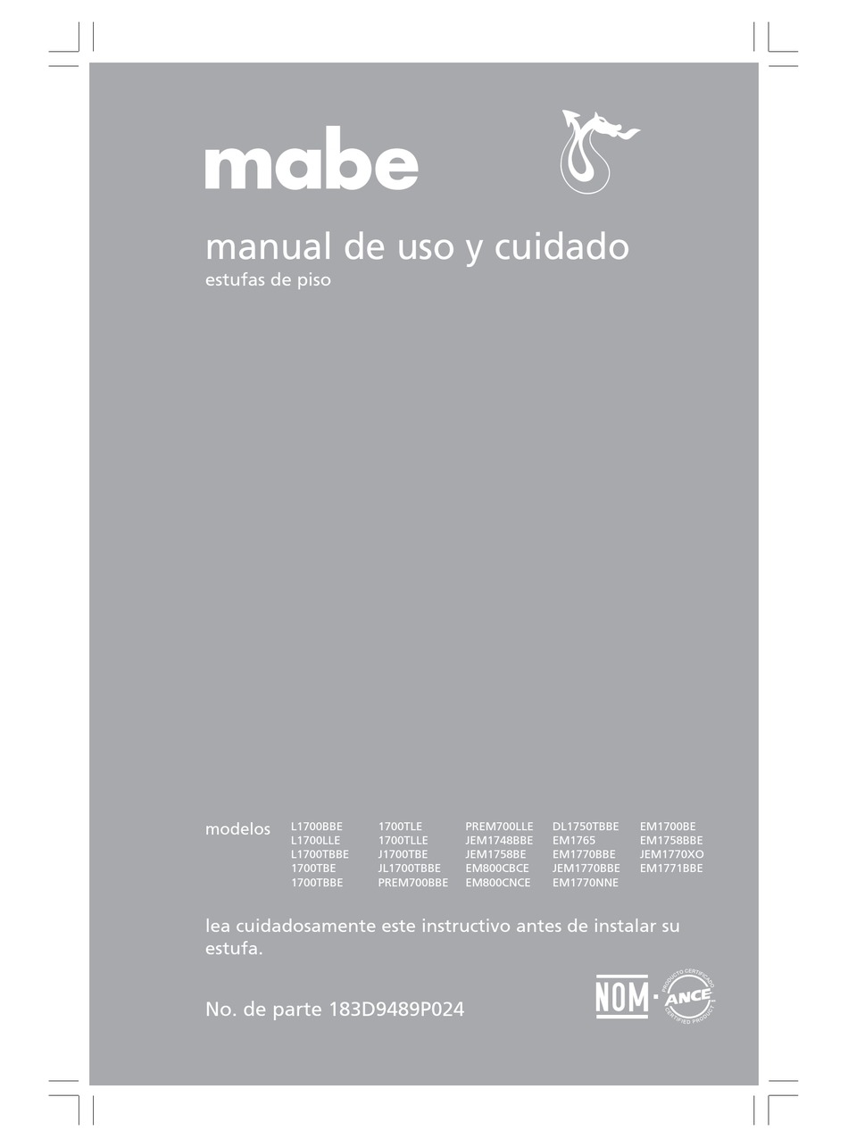 Manual Horno Mabe HIO6050HEIN - [PDF Document]