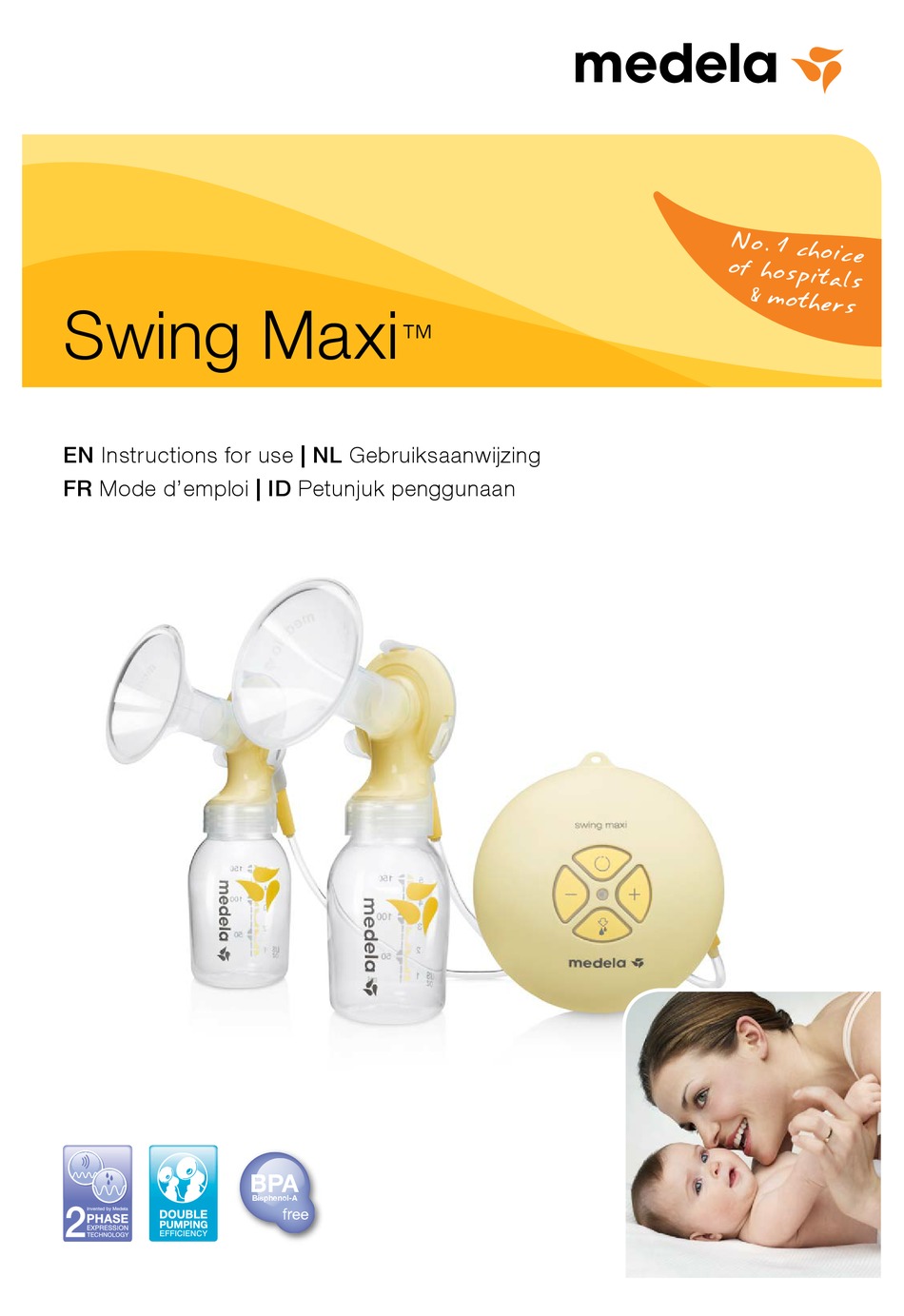 Medela Swing Maxi Instructions For Use Manual Pdf Download Manualslib