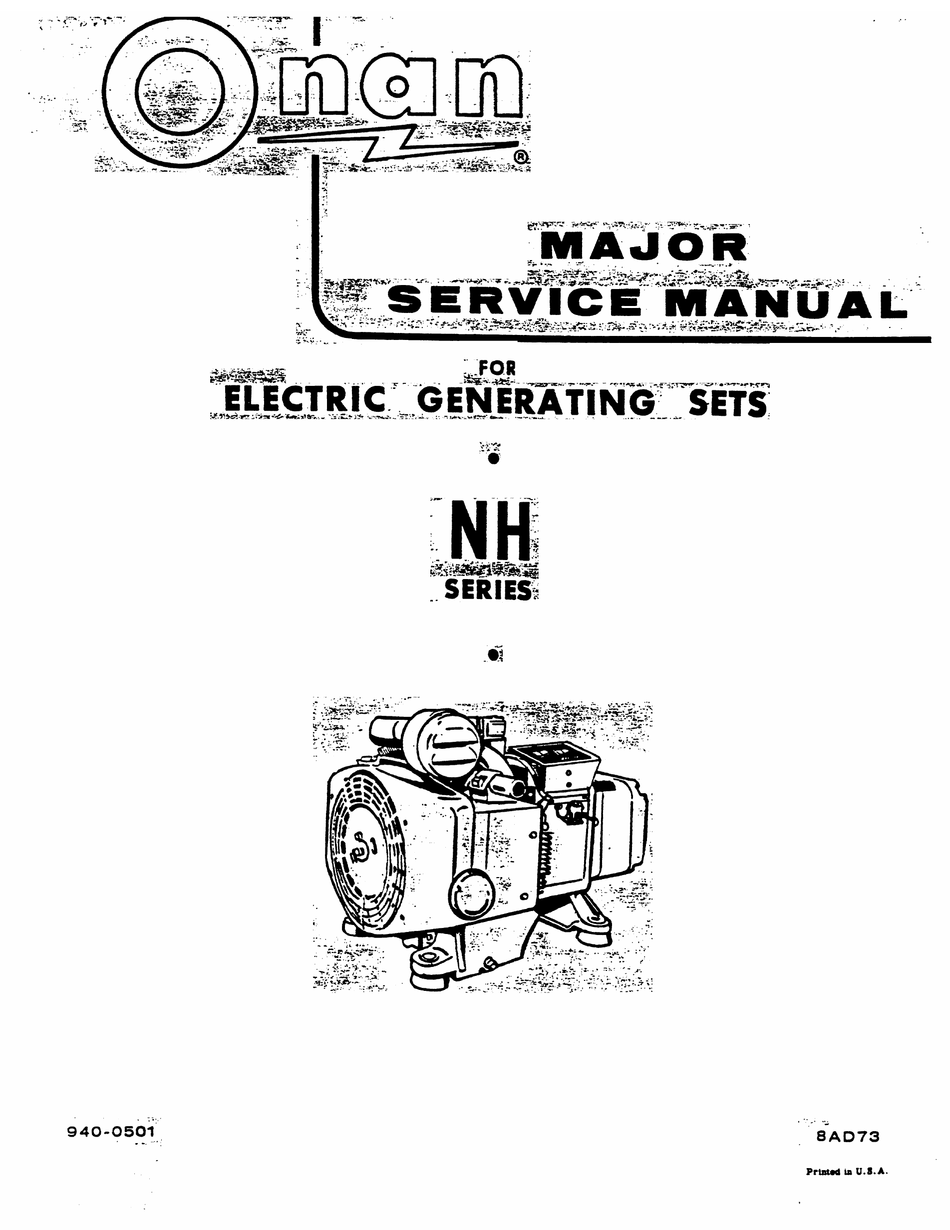 ONAN NH SERIES SERVICE MANUAL Pdf Download | ManualsLib