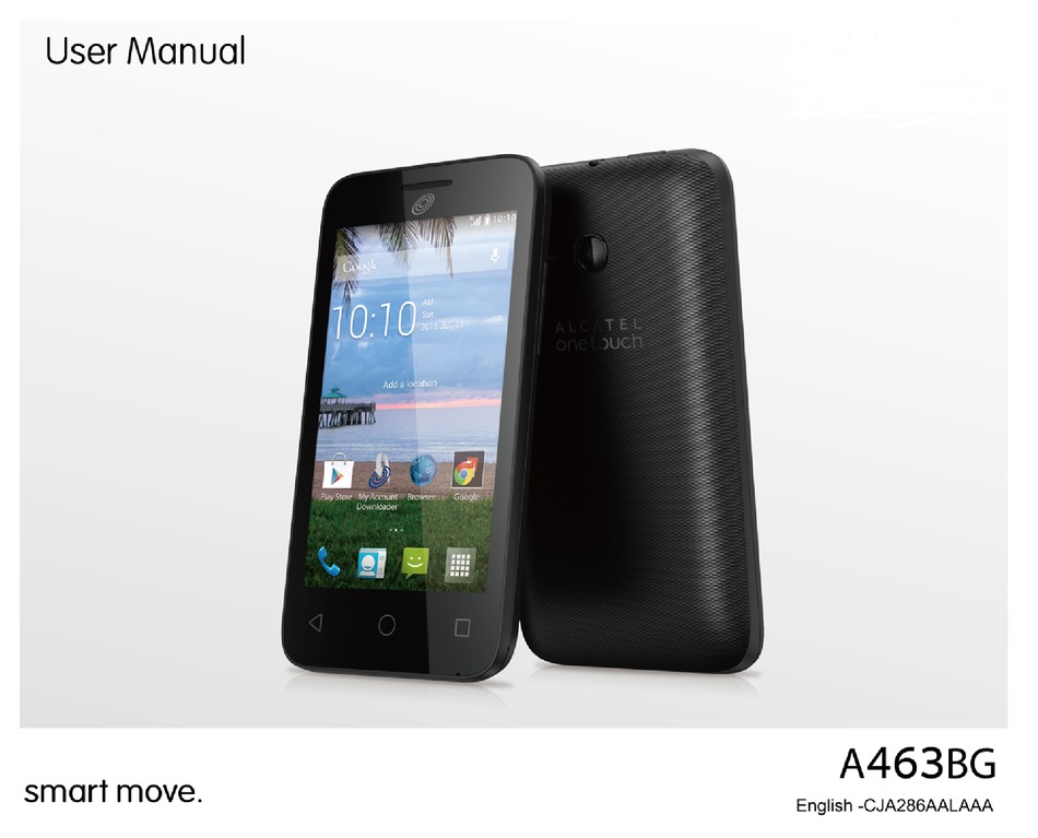 Alcatel One Touch A463bg User Manual Pdf Download Manualslib