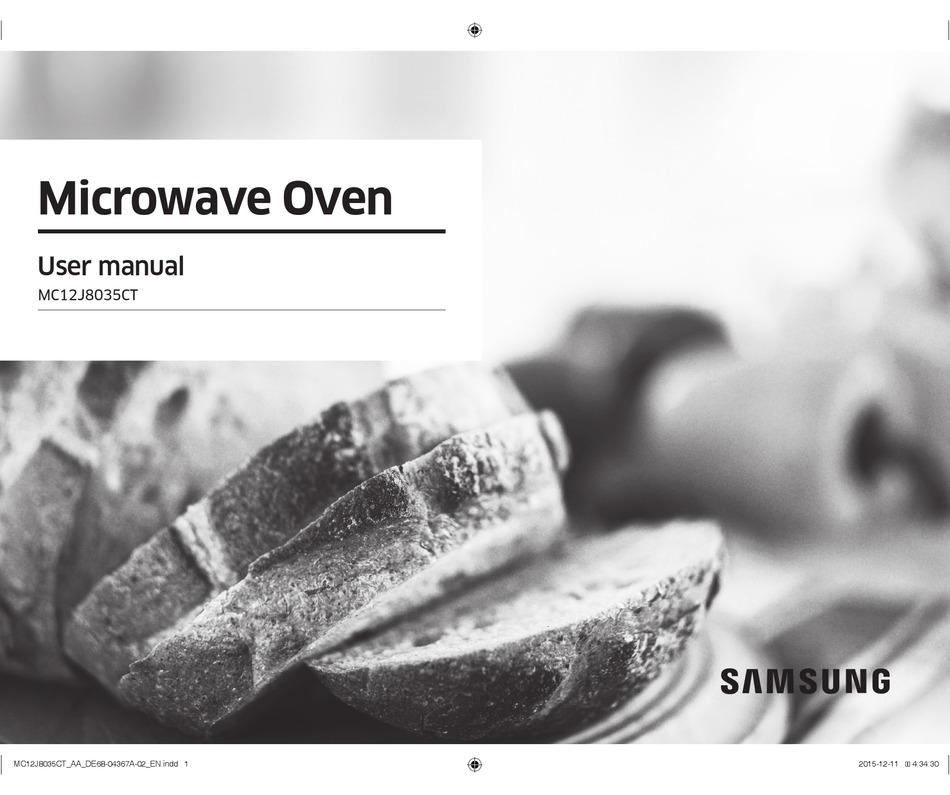 SAMSUNG MC12J8035CT USER MANUAL Pdf Download ManualsLib