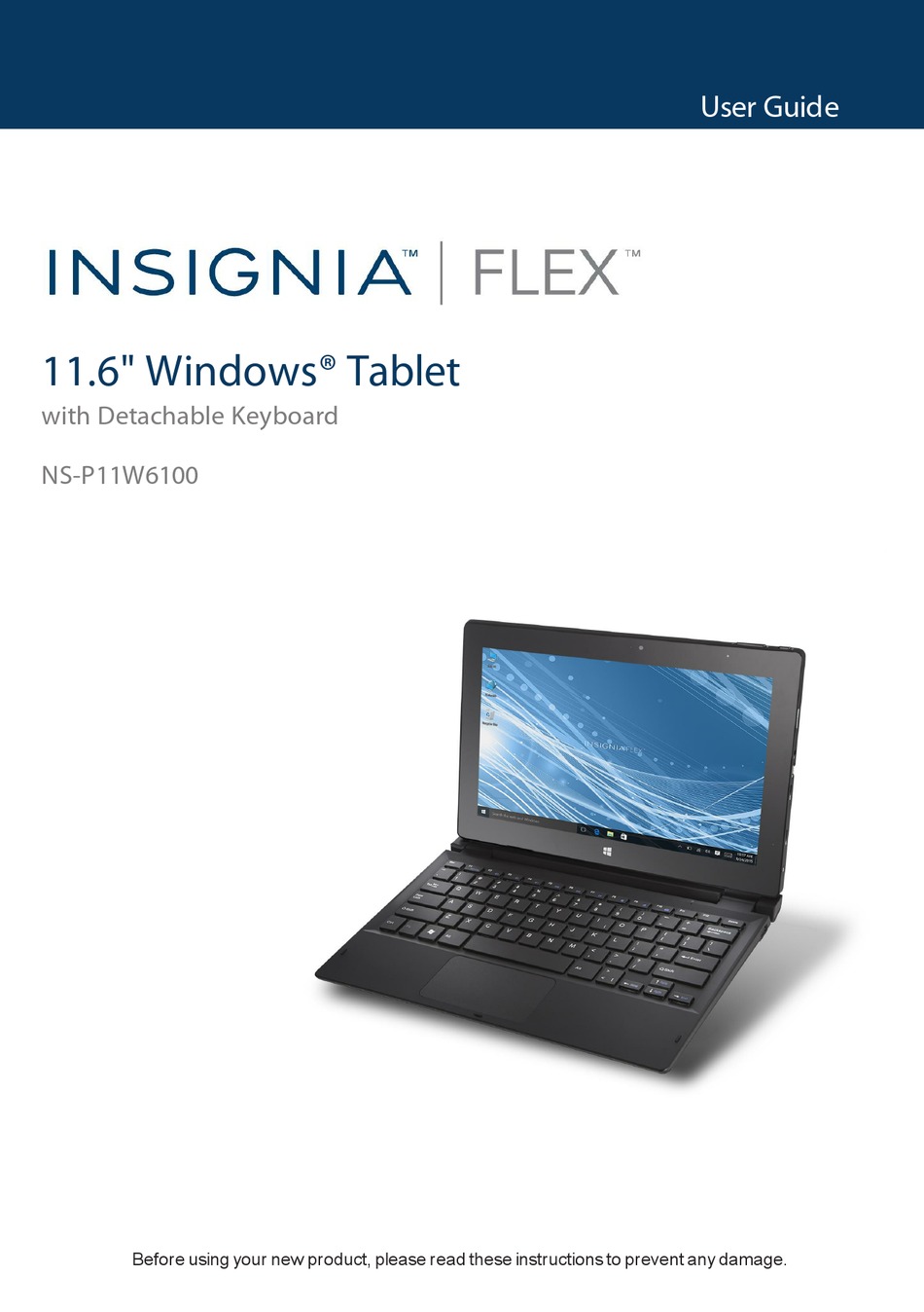 INSIGNIA FLEX NS-P11W6100 USER MANUAL Pdf Download | ManualsLib
