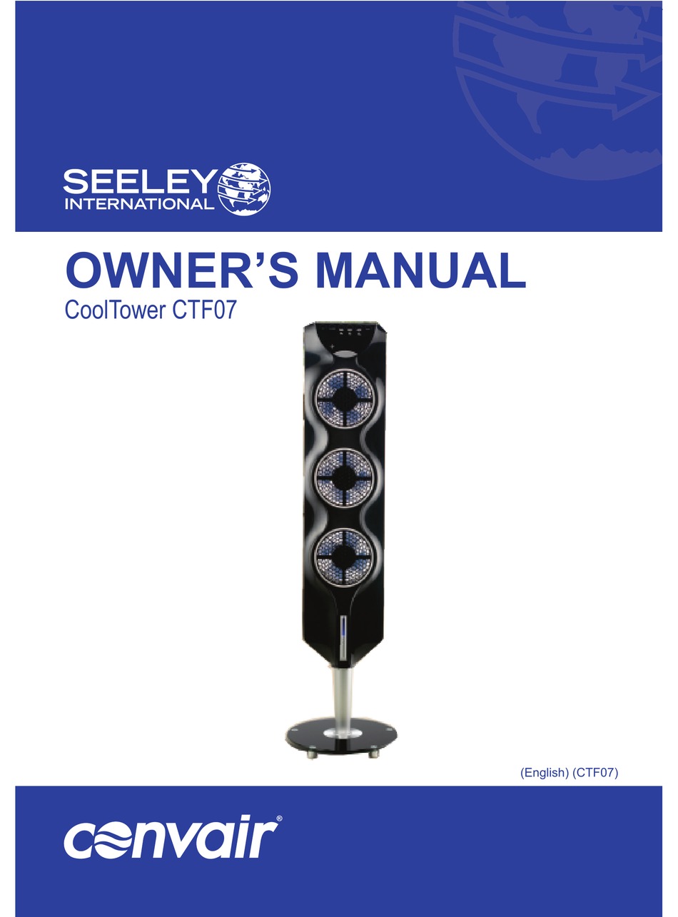 Convair Cooltower Ctf07 Owner S Manual Pdf Download Manualslib