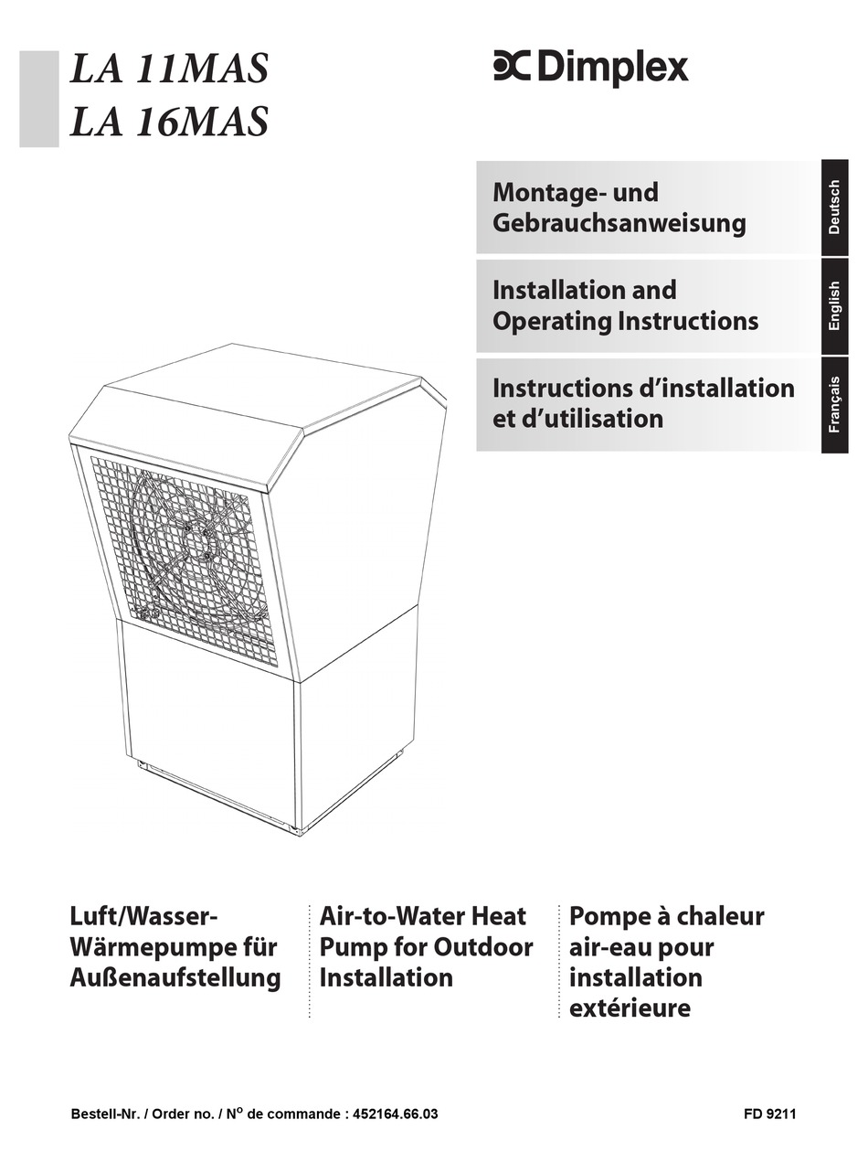 Dimplex La Mas Installation And Operating Instructions Manual Pdf Download Manualslib