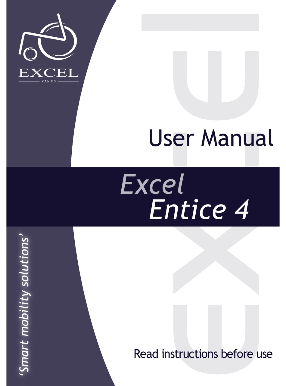 EXCEL ENTICE 4 USER MANUAL Pdf Download | ManualsLib