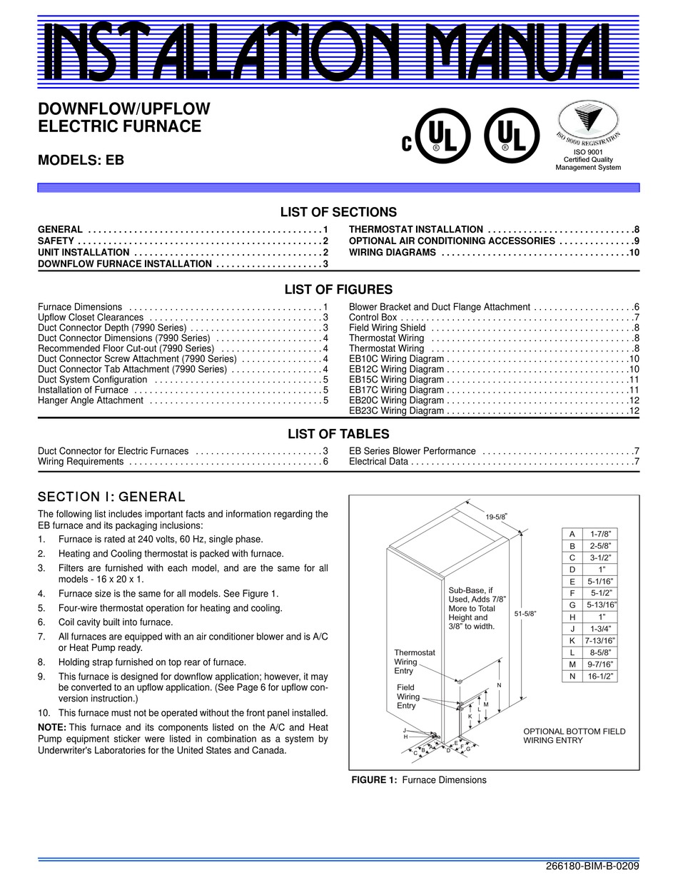 Coleman Eb23c Installation Manual Pdf