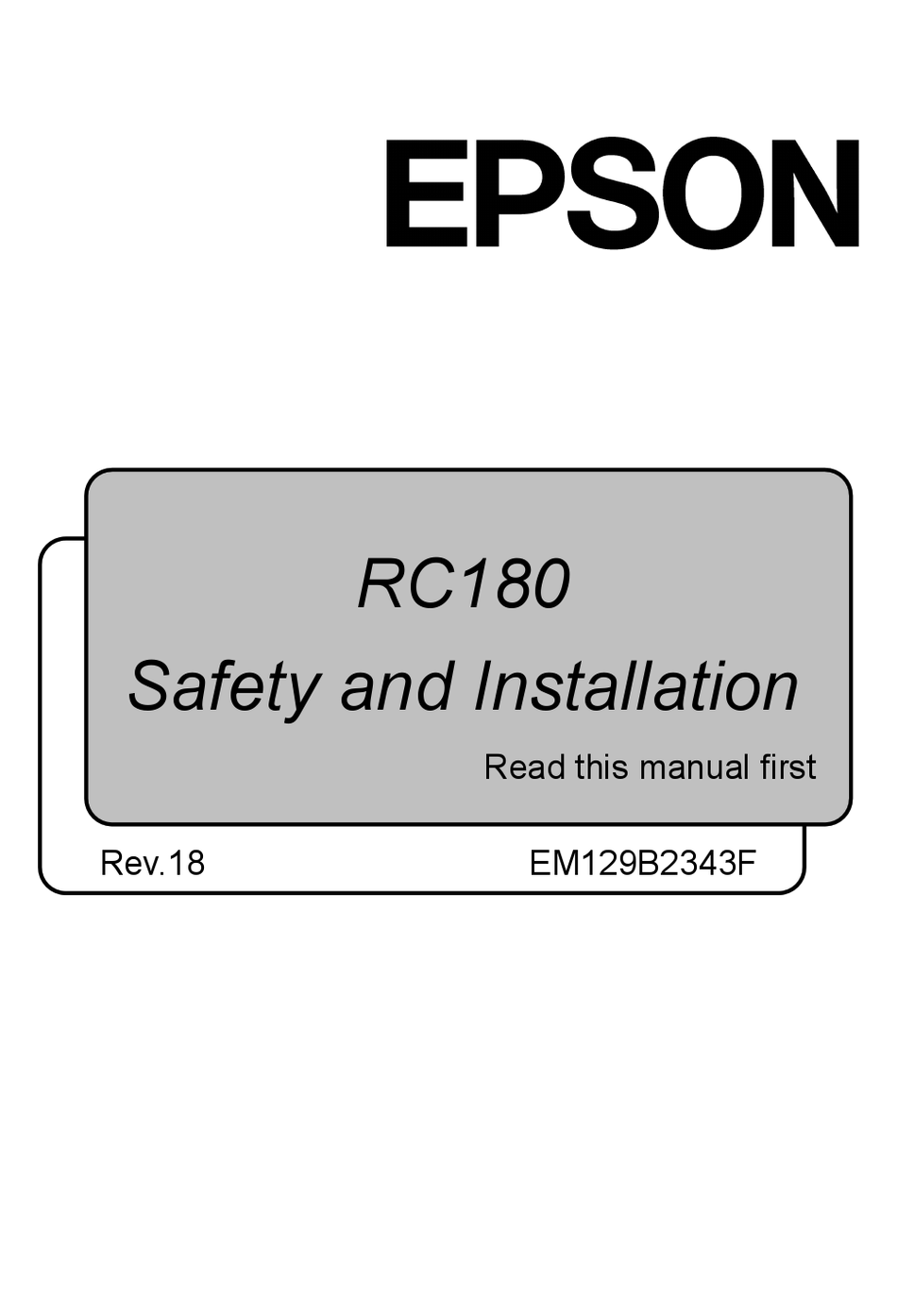 Epson rc180 hot sale