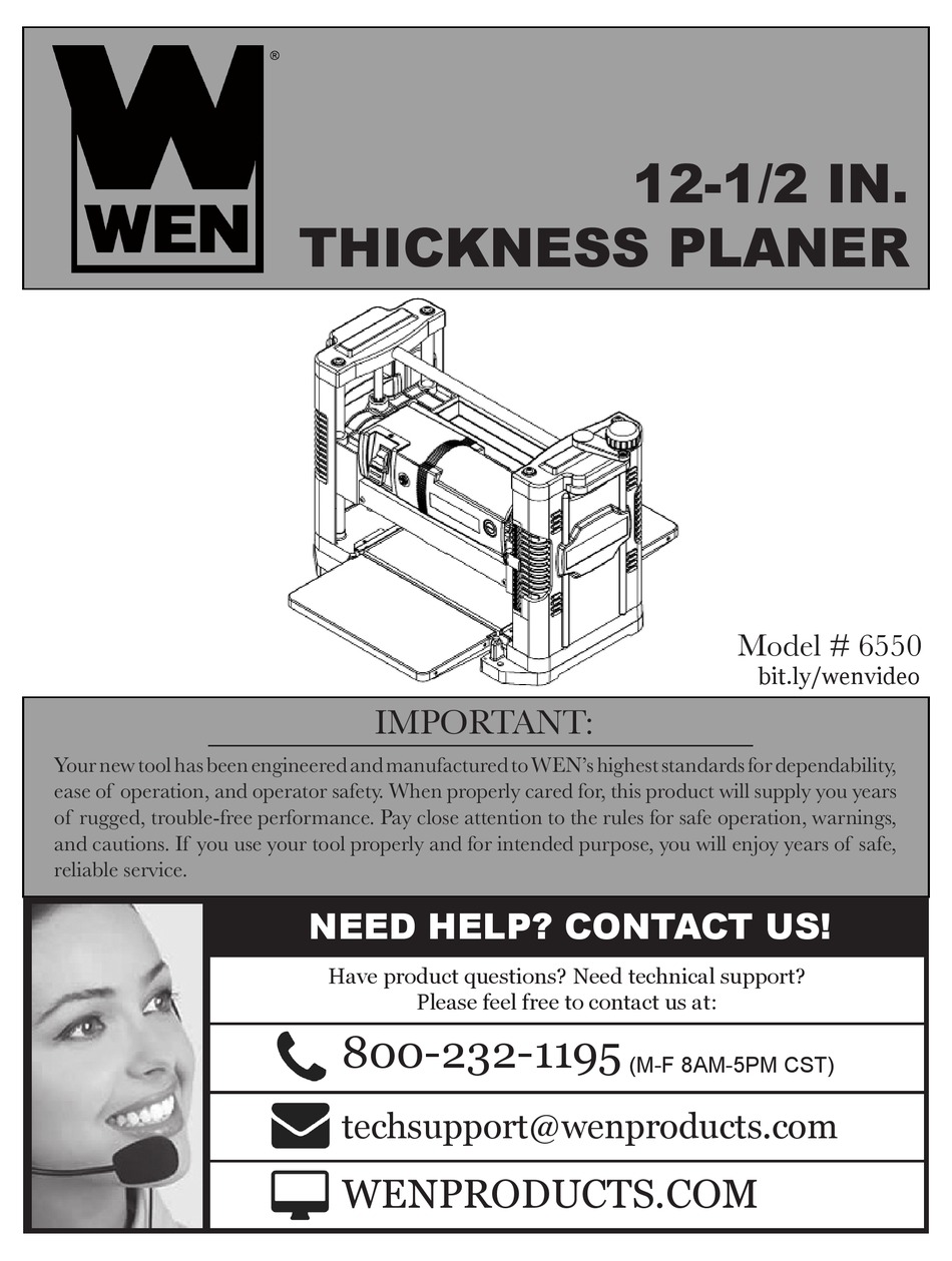 WEN 6550 INSTRUCTION MANUAL Pdf Download | ManualsLib
