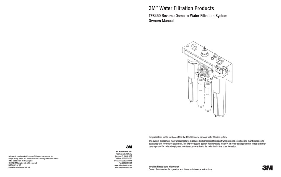 3M TFS450 OWNER'S MANUAL Pdf Download | ManualsLib