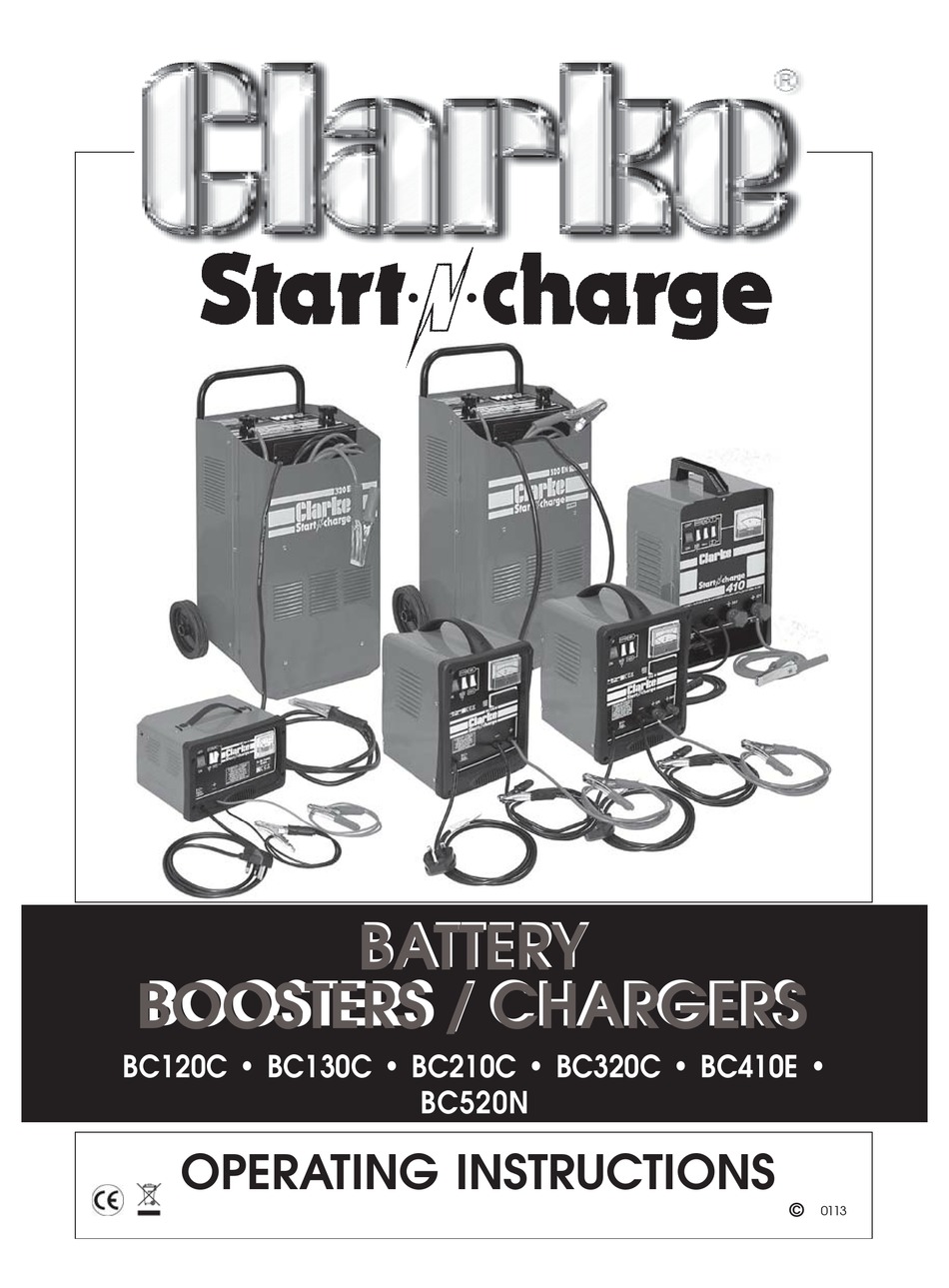 Clarke BC410E Battery Charger & Engine Starter 6240100 
