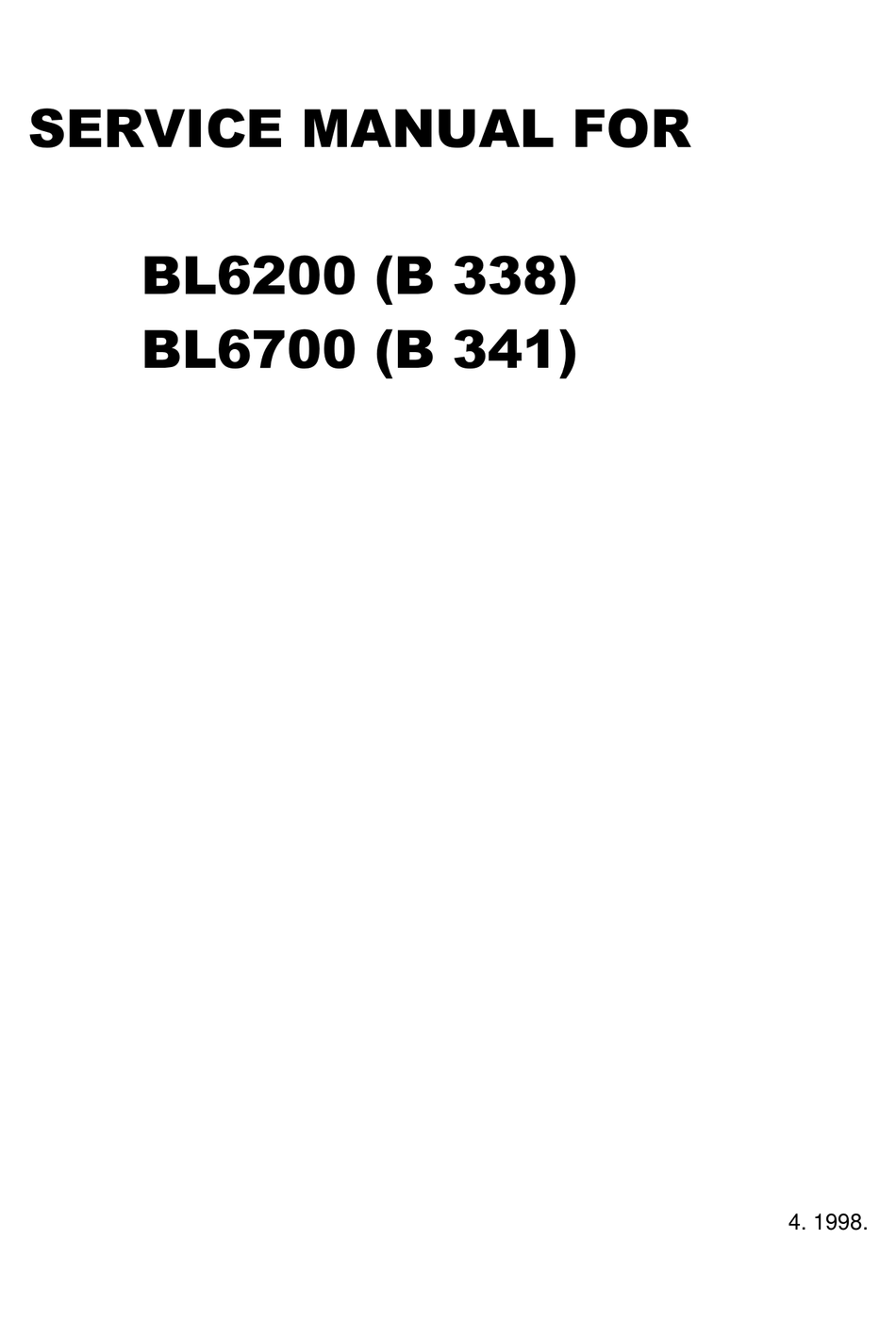 Brother Bl6200 Service Manual Pdf Download Manualslib Brother Bl6200 Service Manual Pdf Download Manualslib