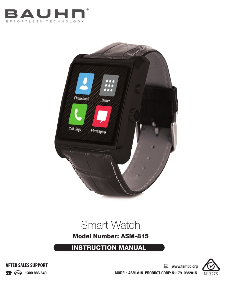 bauhn smart watch with gps