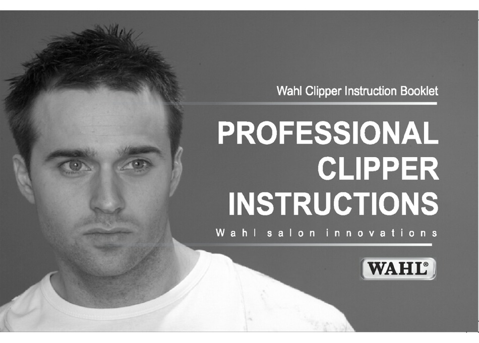 wahl super taper instruction manual