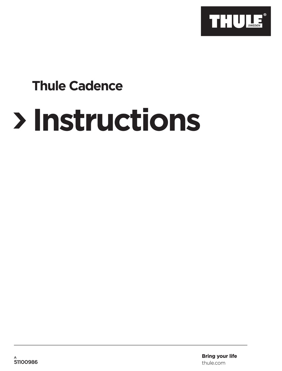 thule cadence canada