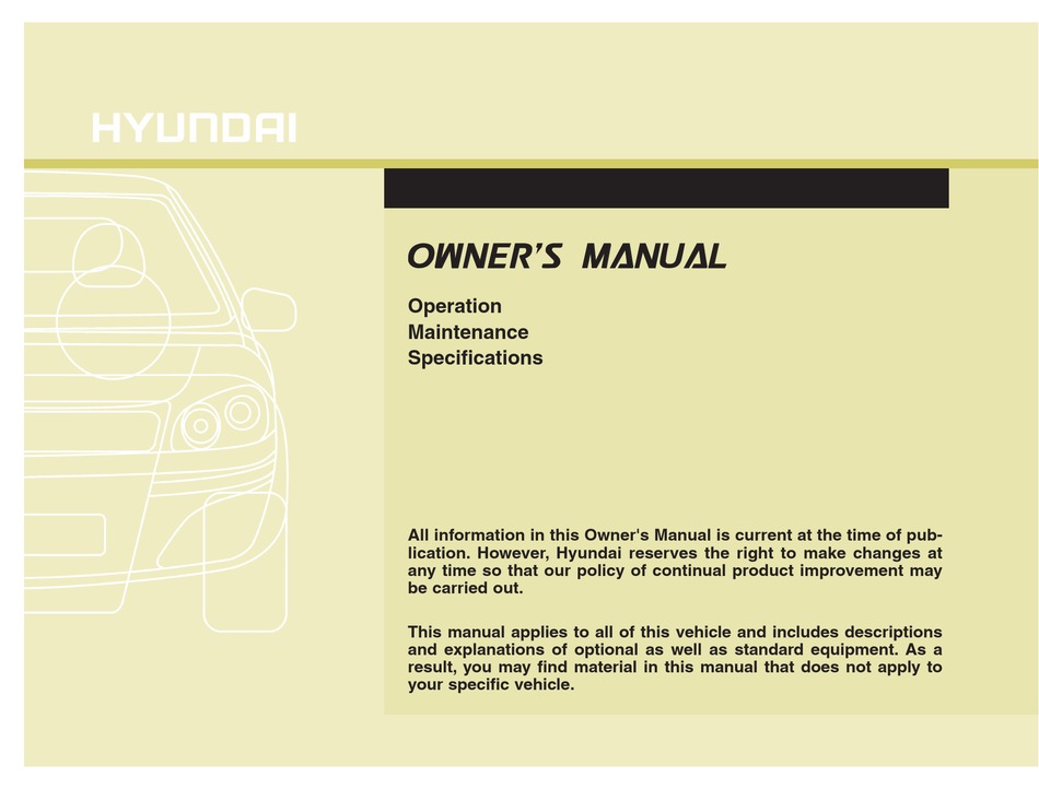 HYUNDAI SANTA FE 2013 OWNER S MANUAL Pdf Download ManualsLib