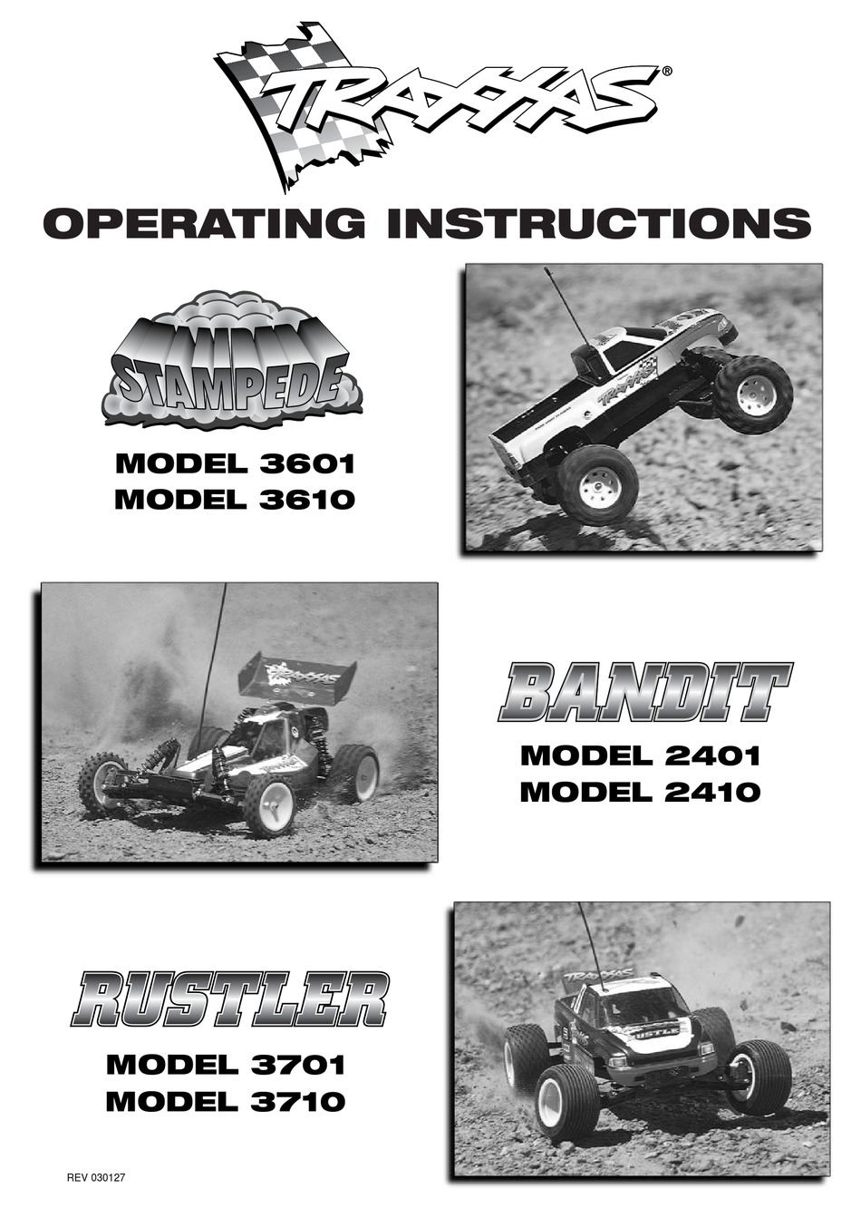 TRAXXAS STAMPEDE 3601 OPERATING INSTRUCTIONS MANUAL Pdf Download