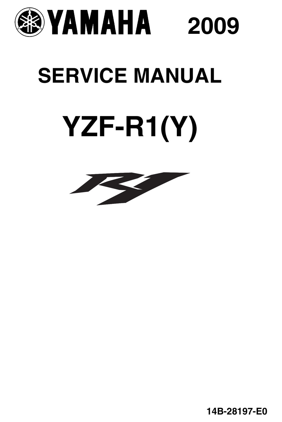 Yamaha 2009 Yzf R1 Y Service Manual Pdf Download Manualslib