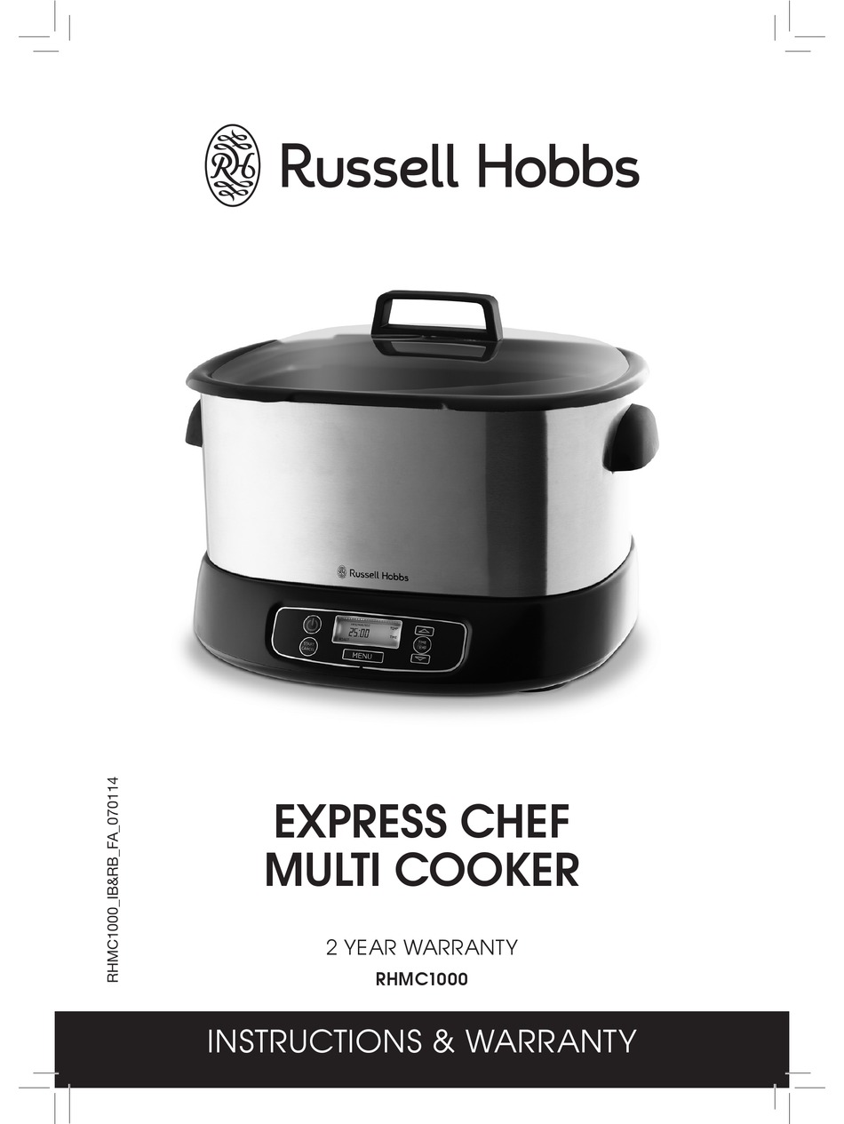 Russell hobbs express chef digital multi cooker discount manual