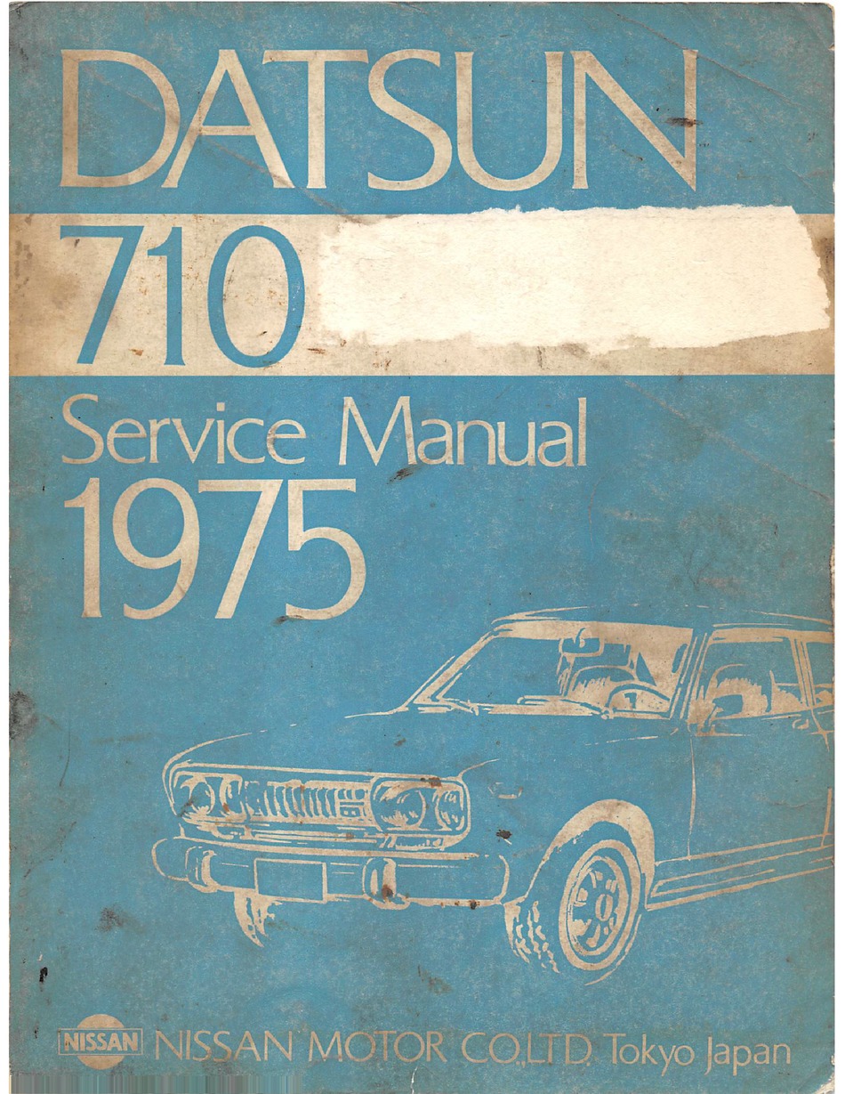 DATSUN 710 1975 SERVICE MANUAL Pdf Download | ManualsLib