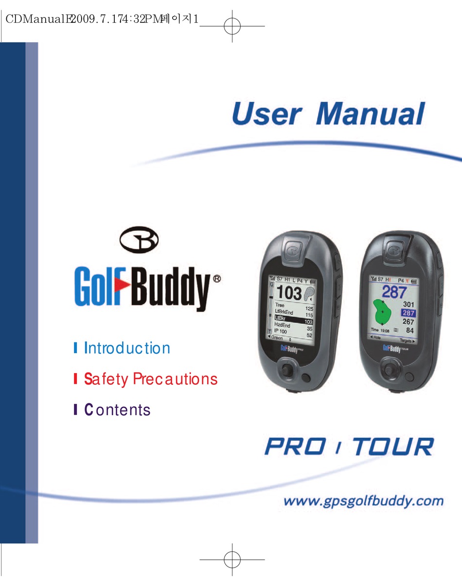 GOLF BUDDY PRO USER MANUAL Pdf Download ManualsLib