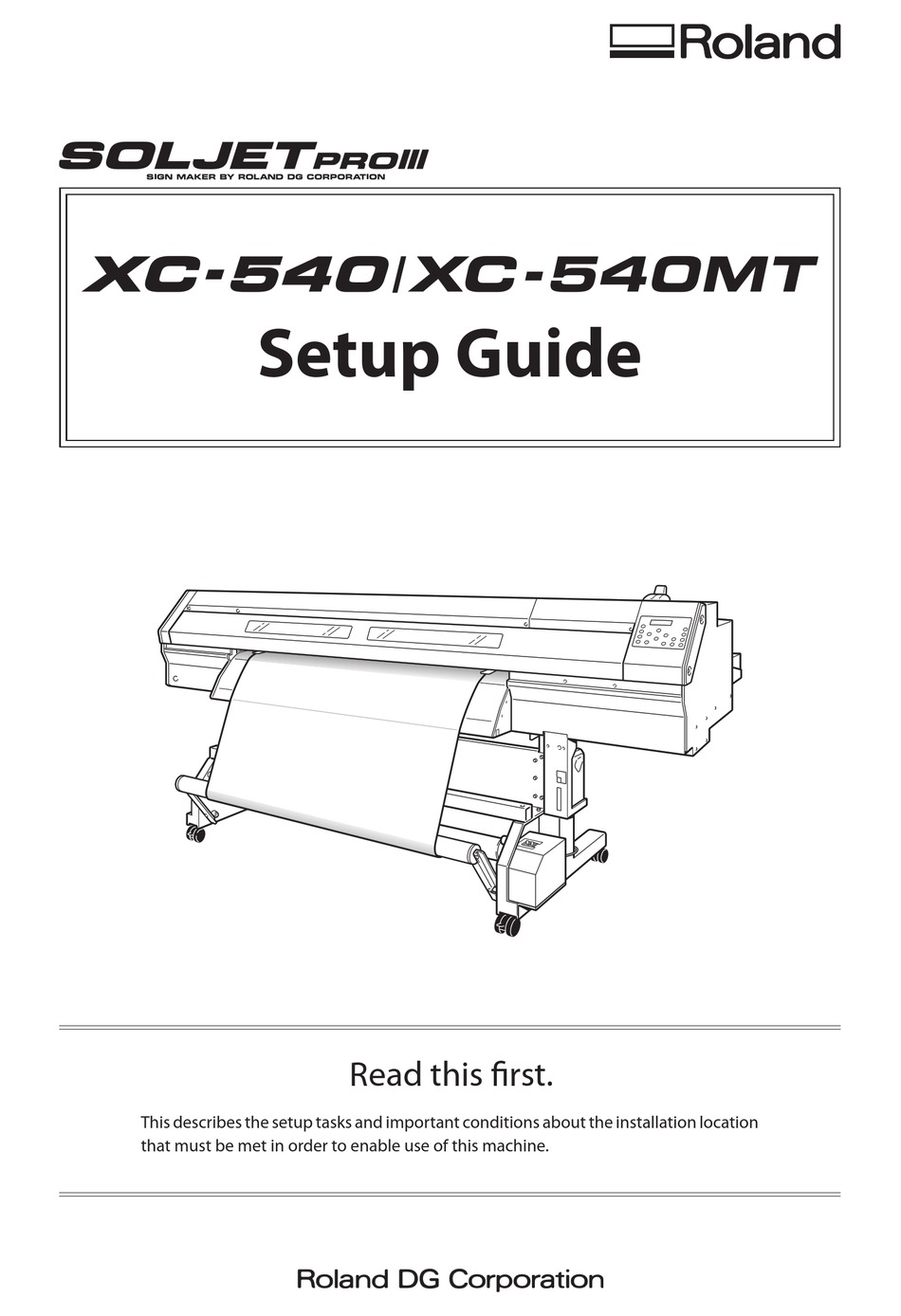 Roland Xc 540 User Guide