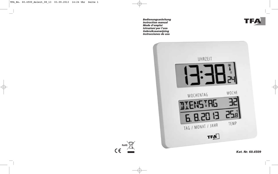 reloj atomico uhrzeit