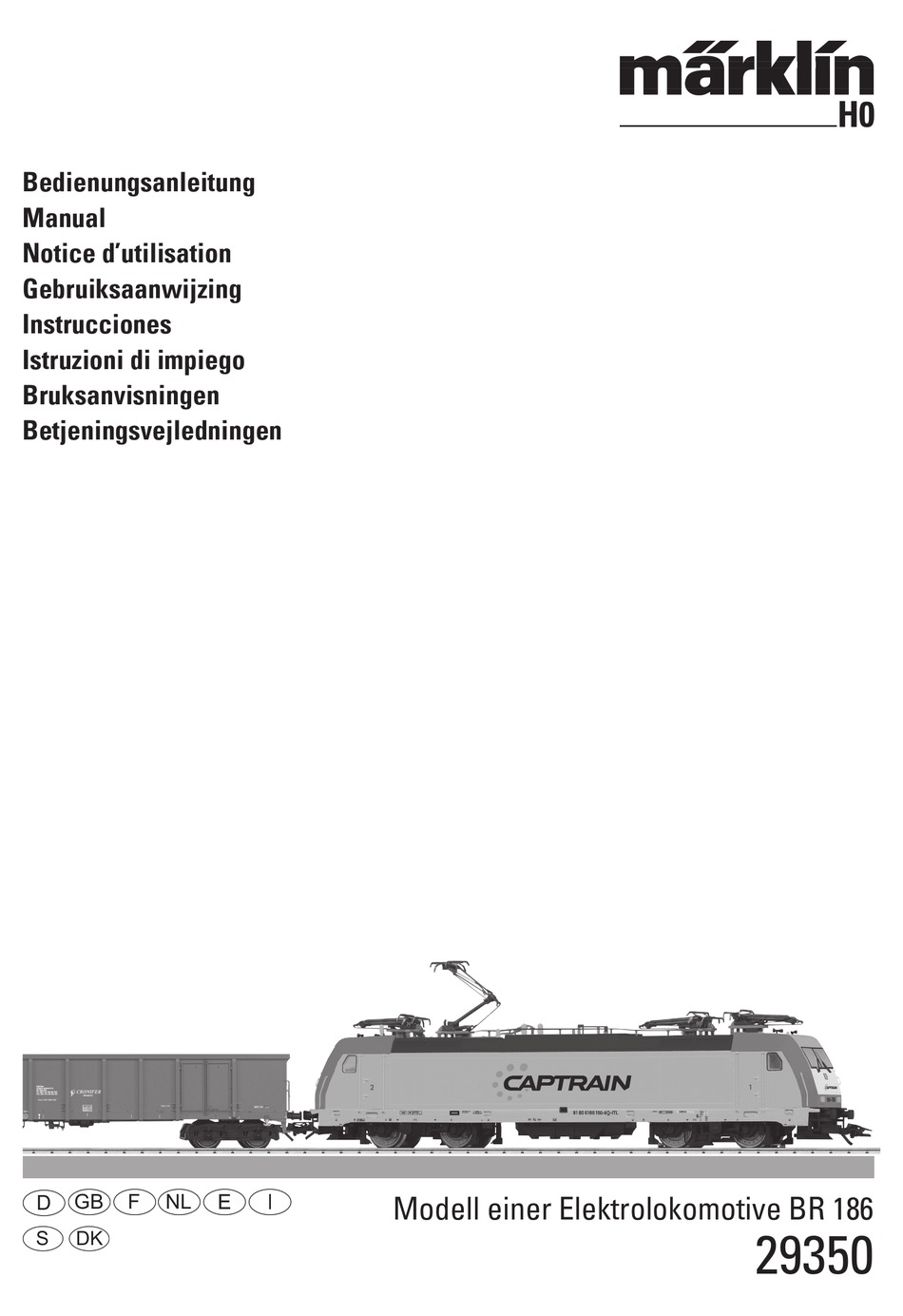 MARKLIN 29350 INSTRUCTION MANUAL Pdf Download | ManualsLib