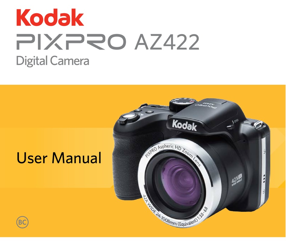 KODAK PIXPRO AZ422 USER MANUAL Pdf Download | ManualsLib