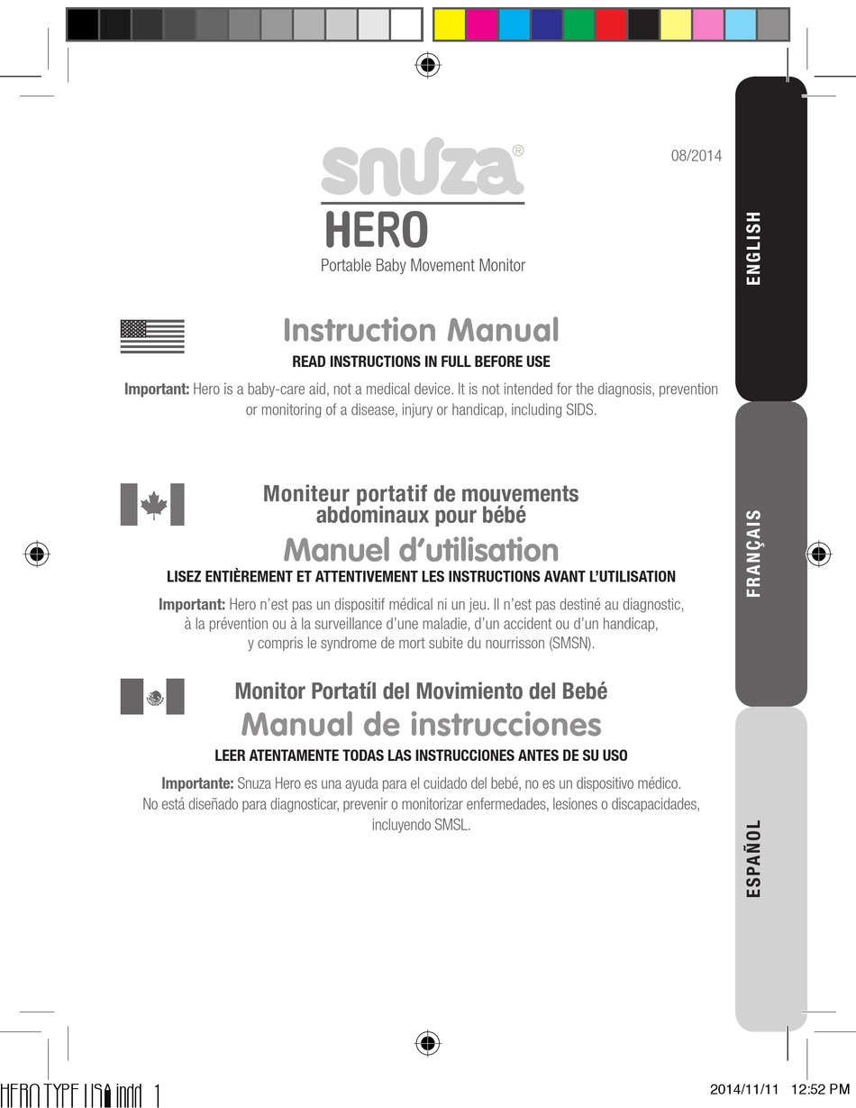 SNUZA HERO INSTRUCTION MANUAL Pdf Download ManualsLib