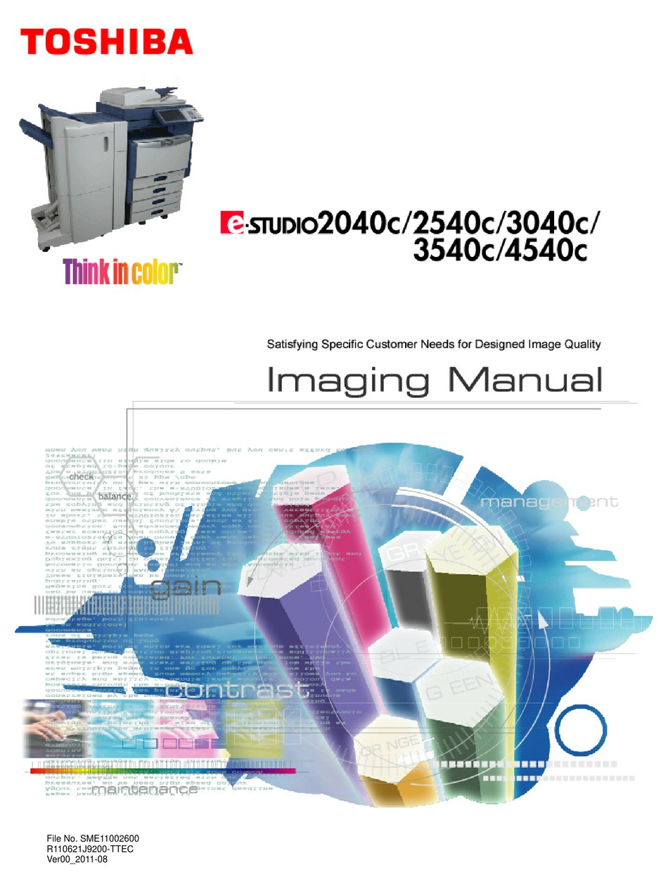 TOSHIBA E-STUDIO 2040C IMAGING MANUAL Pdf Download | ManualsLib