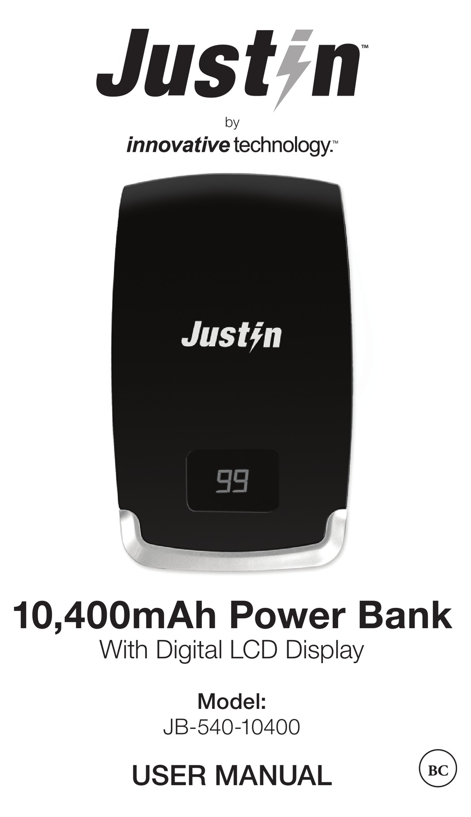 JUSTIN JB54010400 USER MANUAL Pdf Download ManualsLib