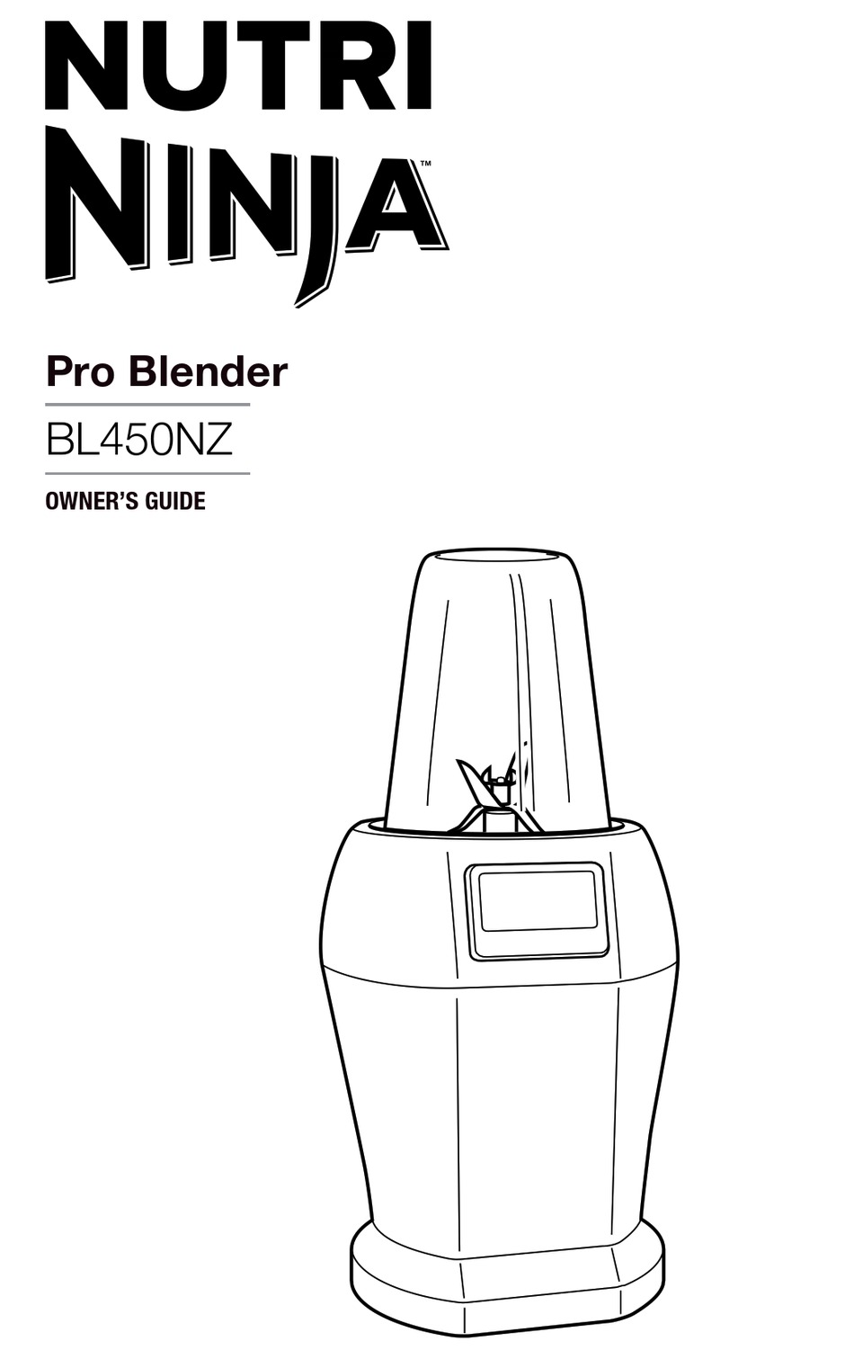 NINJA BN300 Nutri-Blender User Guide