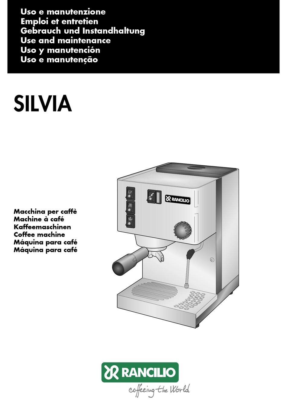 User Manual Rancilio Espresso Machine Manual Rancilio Espresso