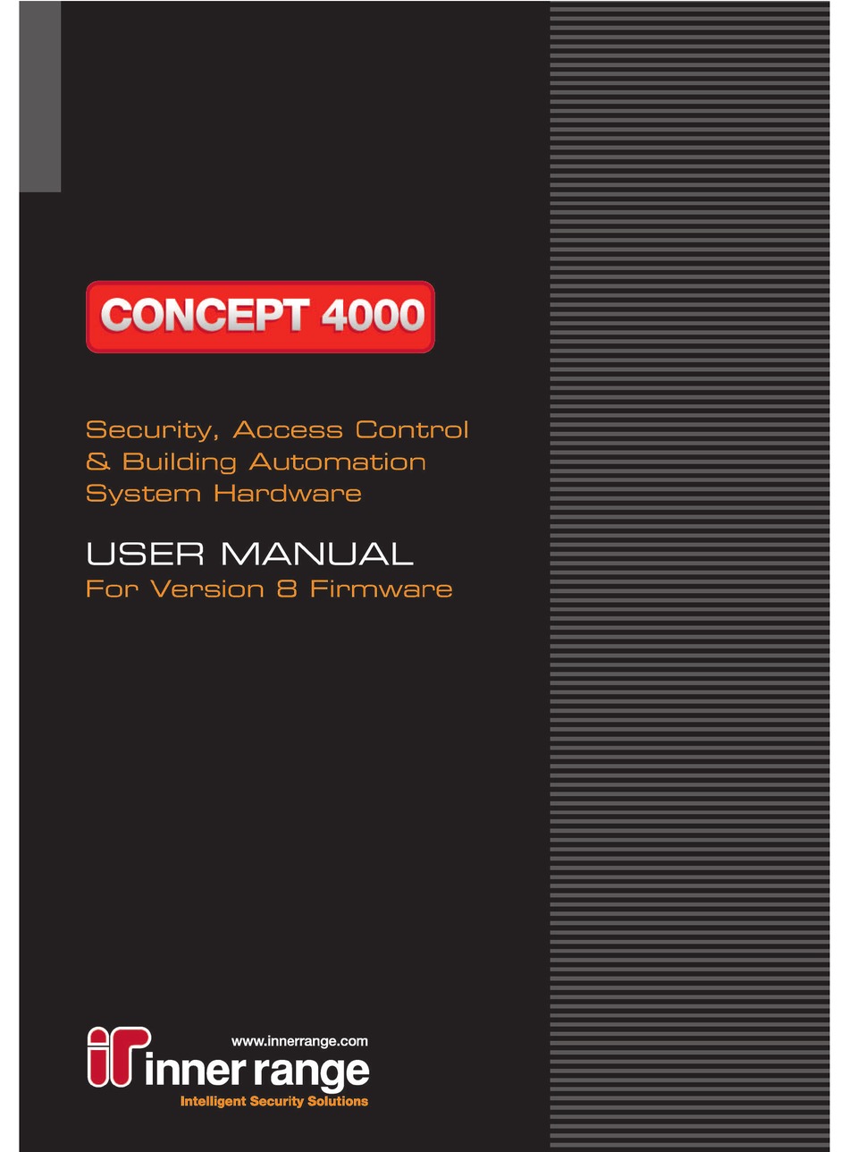 Inner Range Concept 4000 User Manual Pdf Download Manualslib
