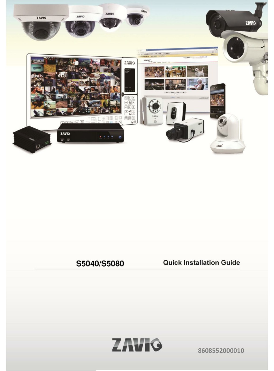 ZAVIO S5040 QUICK INSTALLATION MANUAL Pdf Download ManualsLib