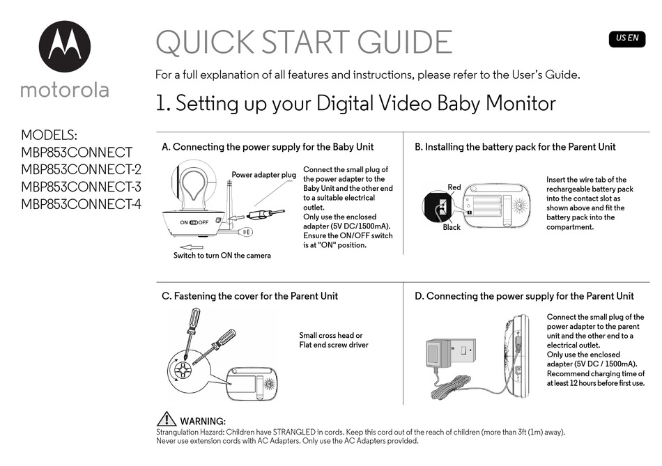 MOTOROLA MBP853CONNECT-2 QUICK START MANUAL Pdf Download | ManualsLib