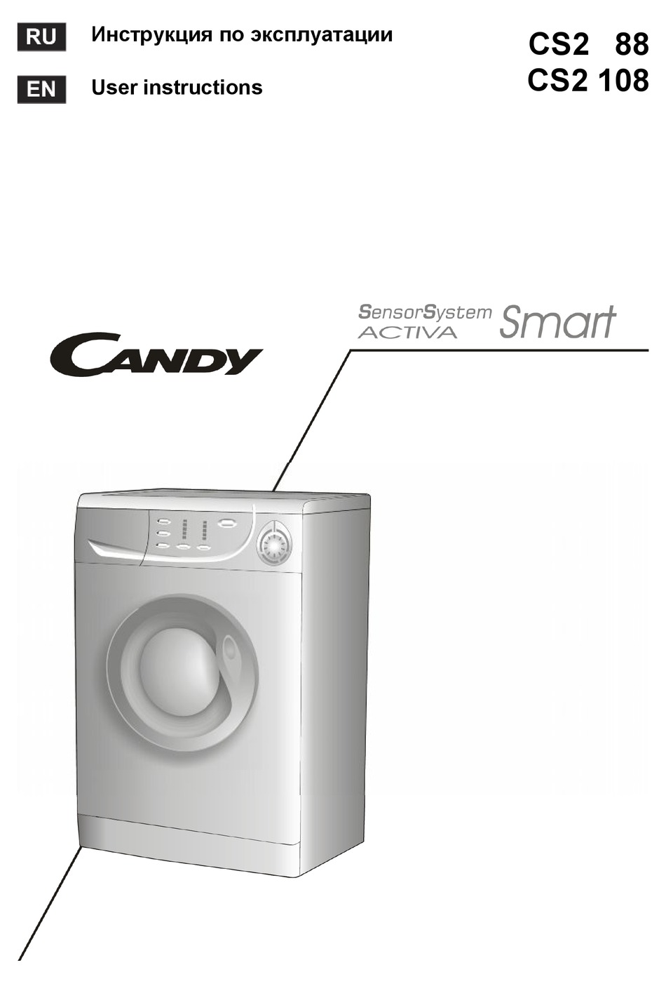 Table Of Contents - Candy CS2 88 User Instructions [Page 4] | ManualsLib