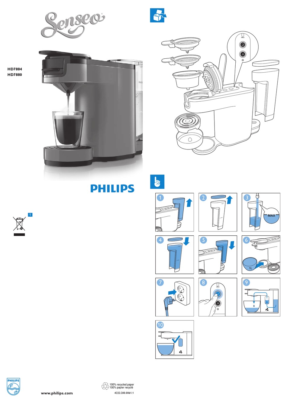 User manual Philips Senseo Switch HD6591 (English - 14 pages)