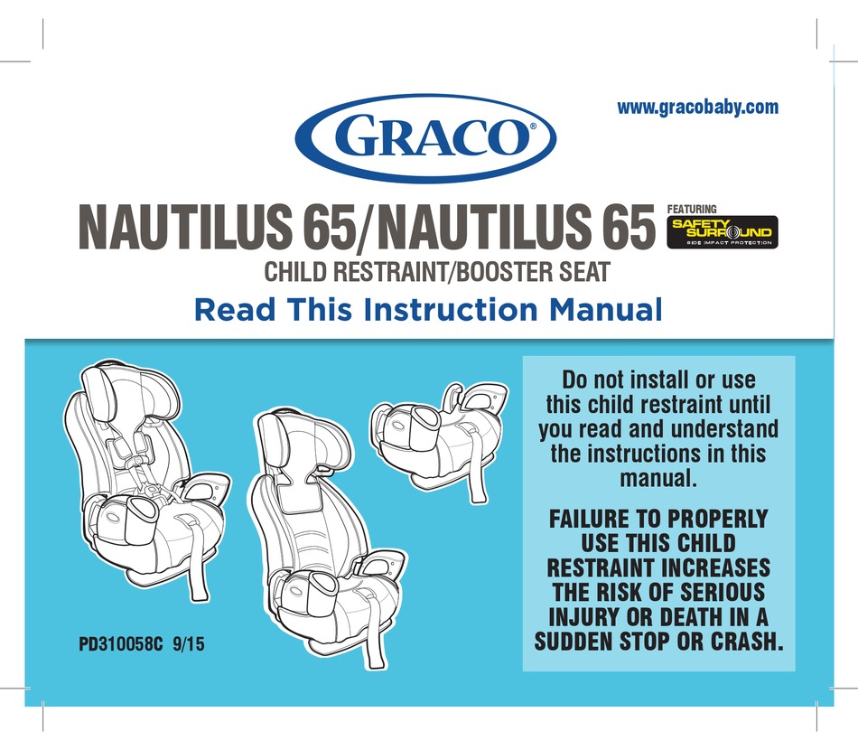 nautilus 65 car seat manual