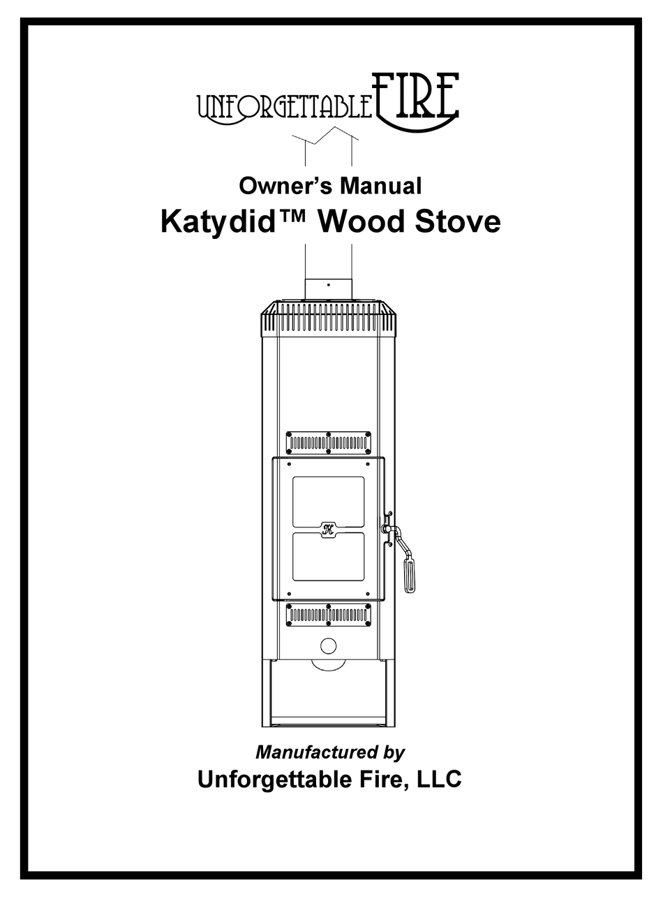 UNFORGETTABLE FIRE KATYDID OWNER'S MANUAL Pdf Download | ManualsLib