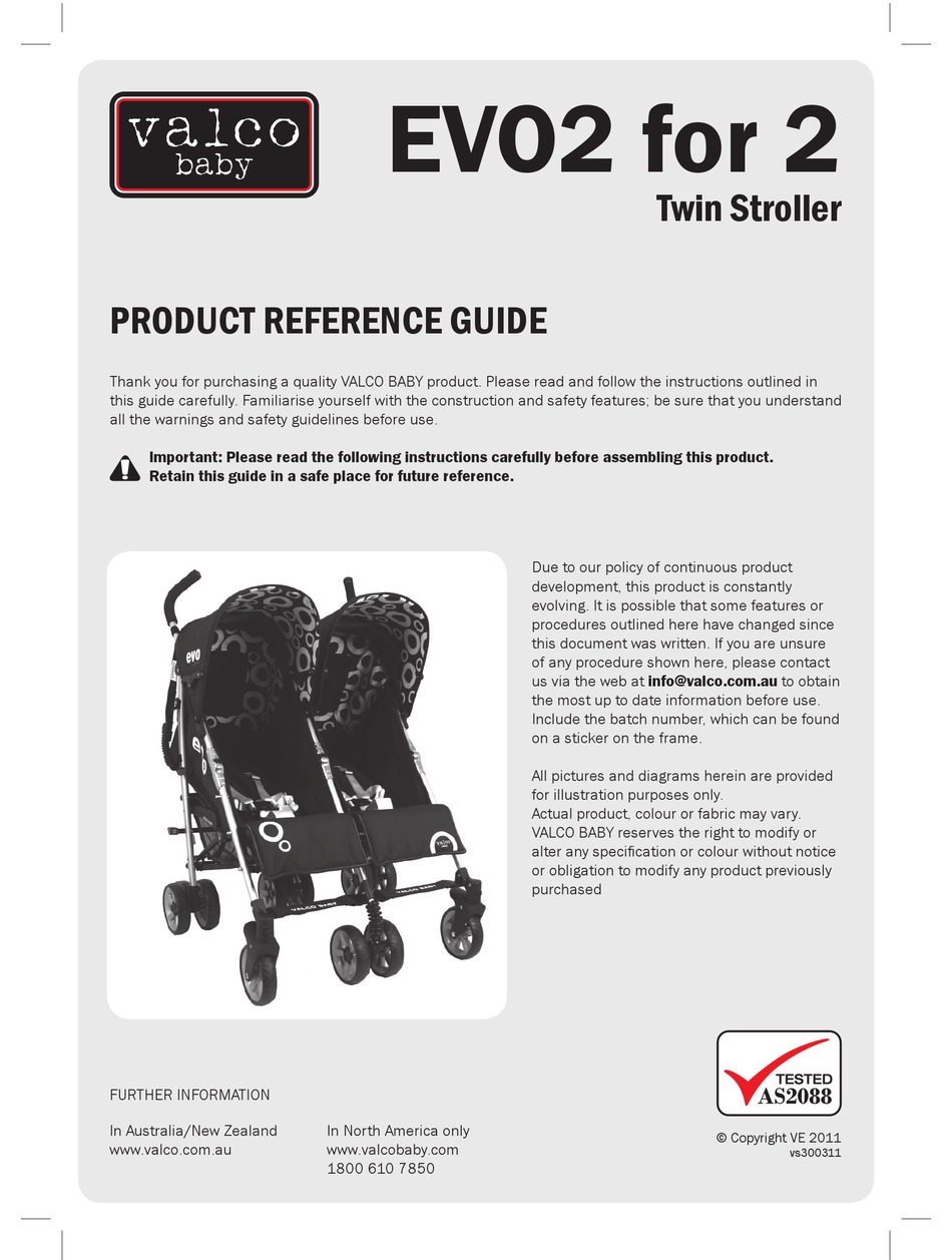 valco evo 2 stroller