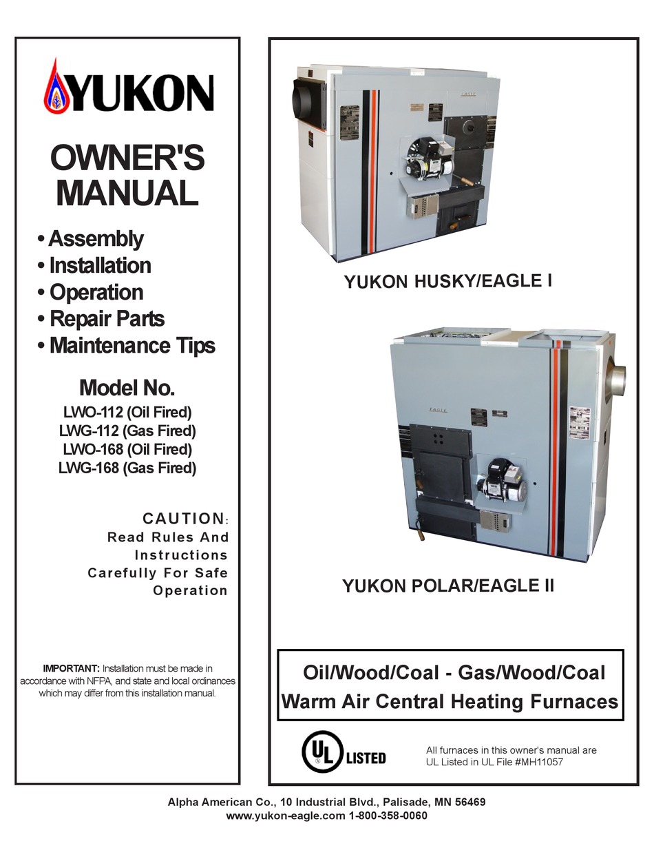 YUKON LWO-112 OWNER'S MANUAL Pdf Download | ManualsLib