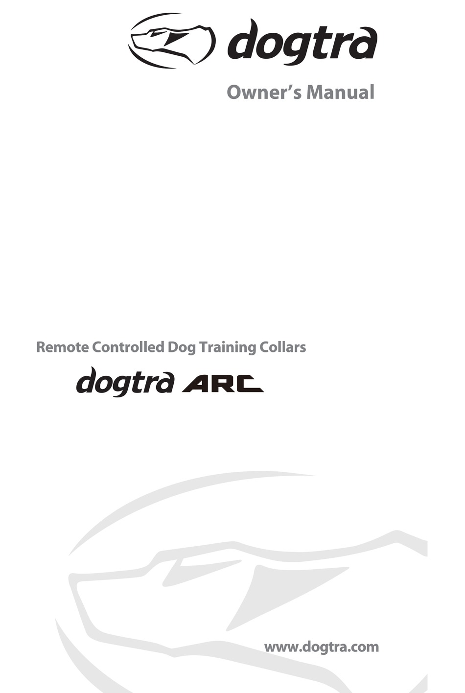dogtra arc manual