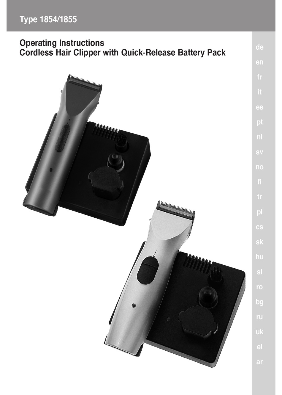 WAHL 1854 OPERATING INSTRUCTIONS MANUAL Pdf Download ManualsLib